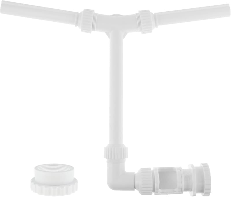 Einstellbarer Wasserfallbrunnen für Pool mit Adapter und Belüfter