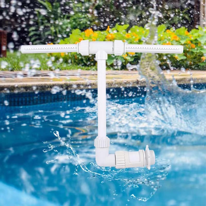 Höhenverstellbarer Wasserfall für Aufstell- und Einbau-Pools