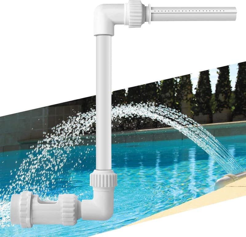 Wasserfall Poolzubehör für Teich und Garten mit Wasserhahn