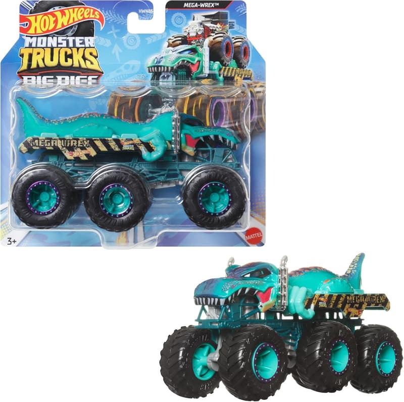 Hot Wheels Monster Trucks Big Rigs Spielzeugtruck 1:64 für Kinder