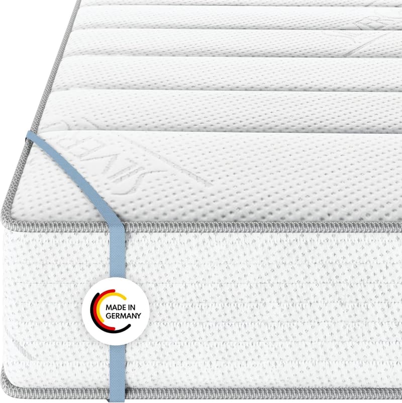 Federkernmatratze Medic Silver 90x200 cm H3, 24 cm hoch, 7 Zonen