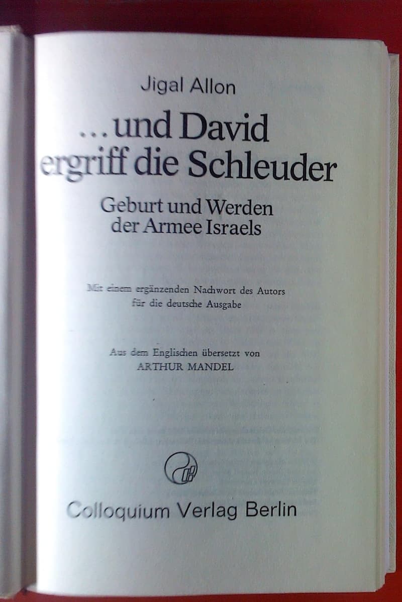 David und die Schleuder: Die Geburt der Israelischen Armee