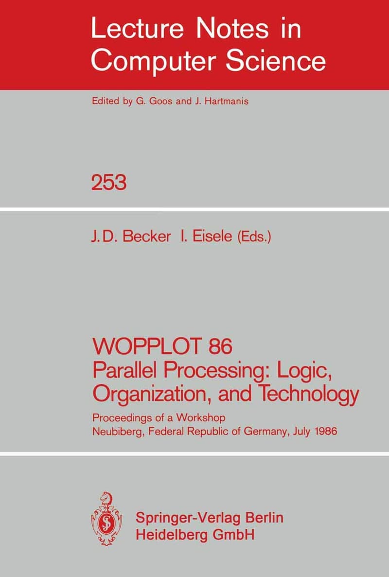 WOPPLOT 86: Parallelverarbeitung Workshop-Protokolle, Neubiberg 1986