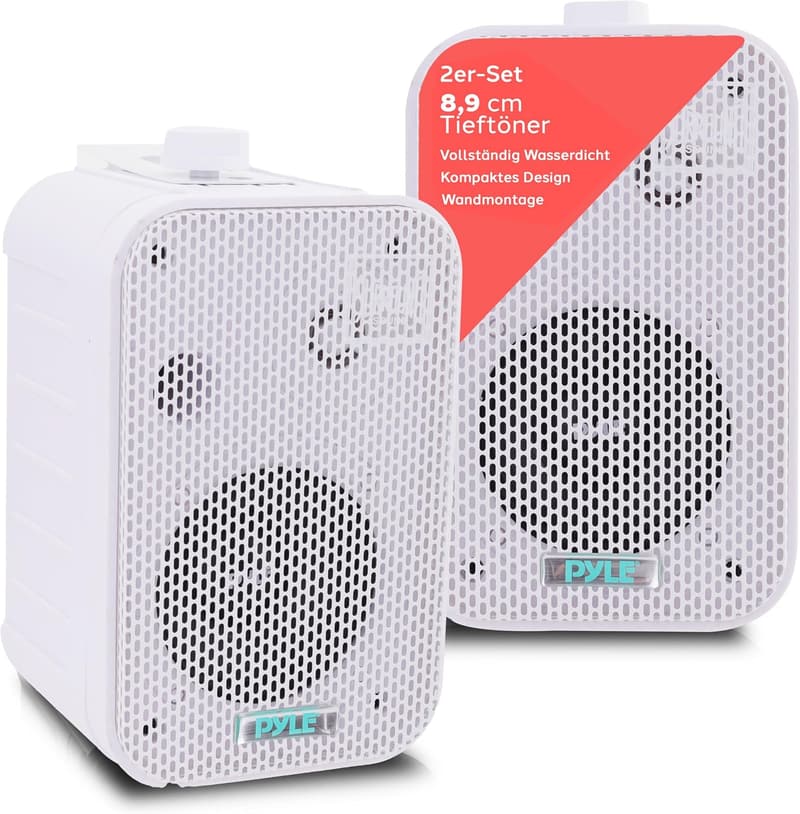 Wasserdichter 2-Wege Lautsprecher für Outdoor & Indoor – 300W, kompakt, robust
