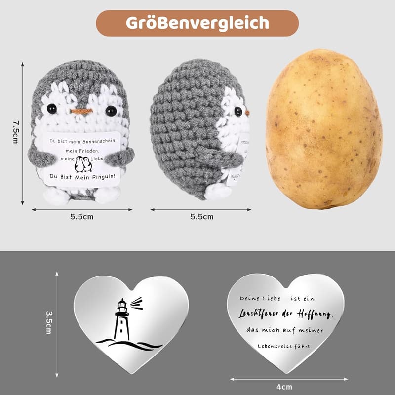 Jahrestagsgeschenk: Positiver Pinguin 
