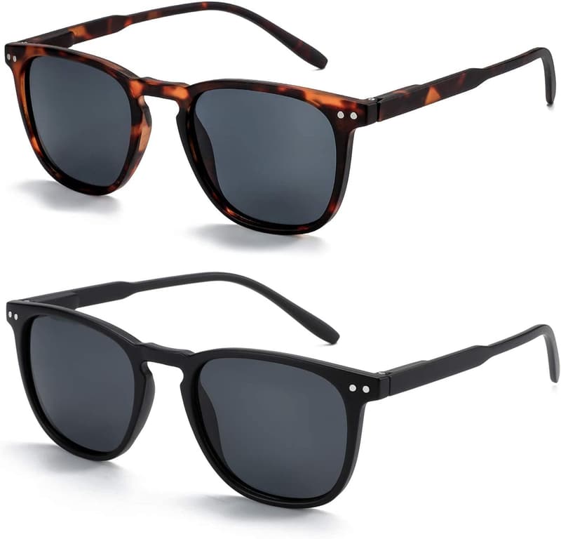 Polarisierte Sonnenbrille Unisex mit UV400 Schutz - Retro Vintage Stil
