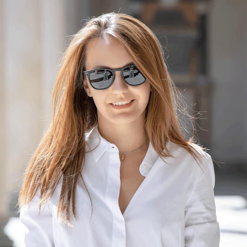 Polarisierte Sonnenbrille Unisex mit UV400 Schutz - Retro Vintage Stil
