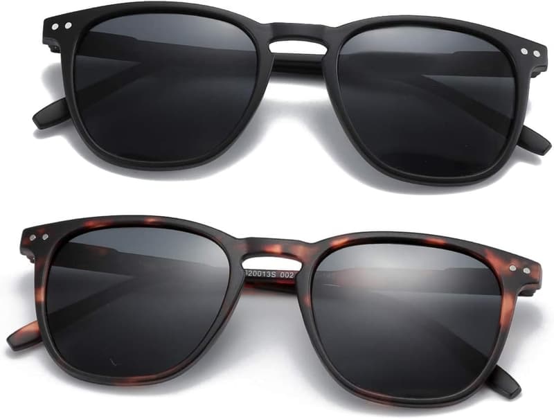 Polarisierte Sonnenbrille Unisex mit UV400 Schutz - Retro Vintage Stil