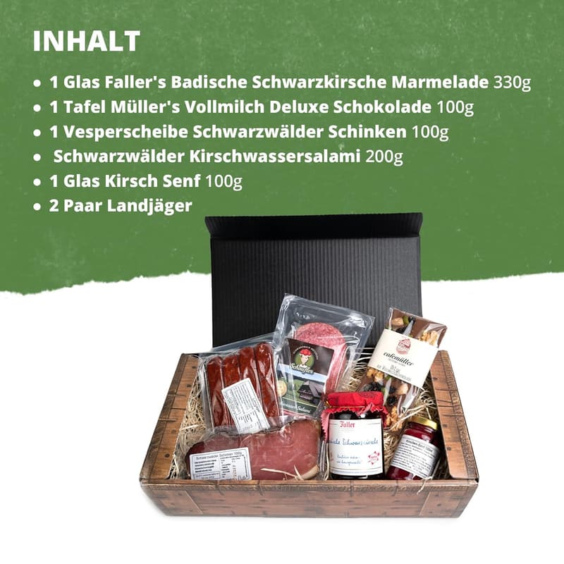 Schwarzwälder Schlemmergeschenk - 6-teilig mit Kirschspezialitäten