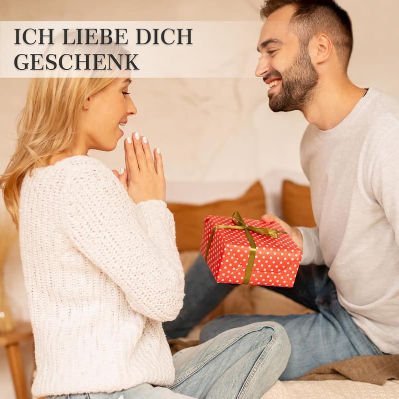 Jahrestag Geschenk: Herzförmige Acryl-Dekoration für Paare