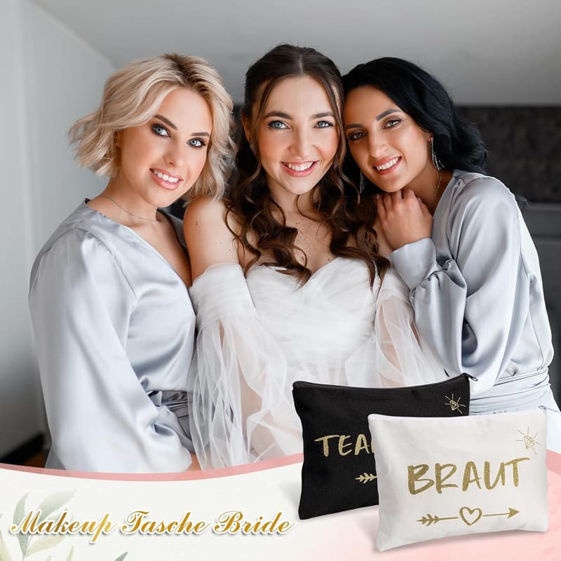 Junggesellenabschied Make-up-Taschen Set für Frauen - 4-teilig