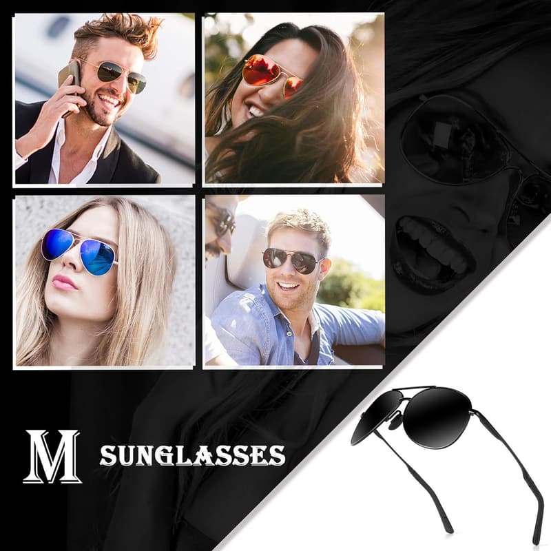 Polarisierte Herren-Sonnenbrille im Vintage-Stil UV400