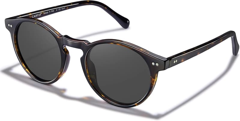 Vintage Herren-Sonnenbrille mit UV400-Schutz und Polarisation