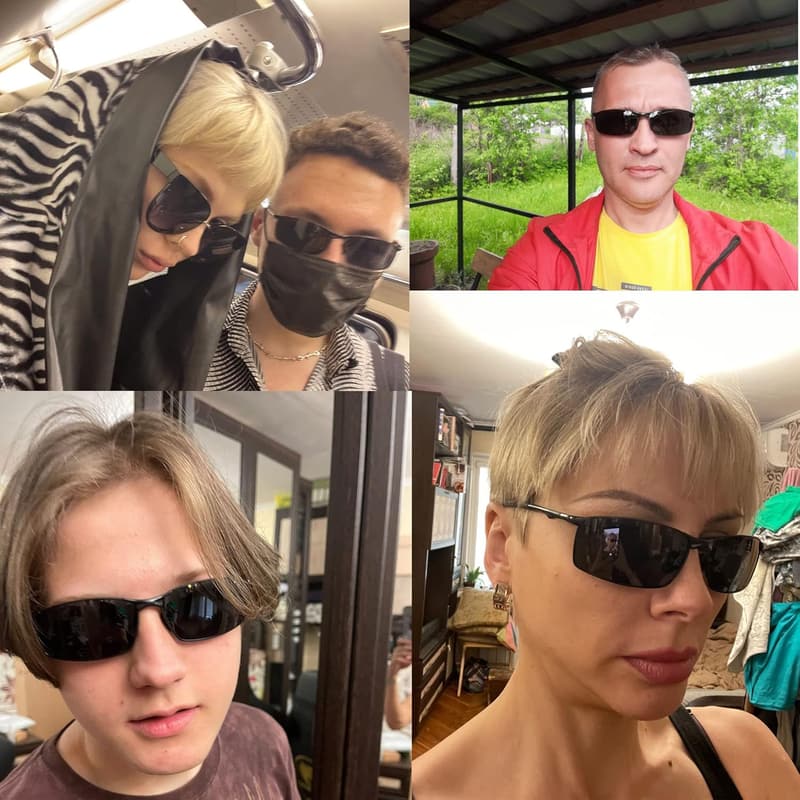 Polarisierte Sonnenbrille für Herren mit UV-Schutz für Outdoor-Sportarten