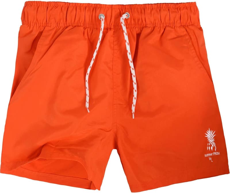 Badeshorts Leon in Orange für den Sommer