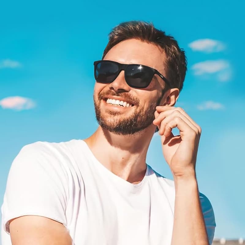 Vintage Sonnenbrille für Herren und Damen mit HD-Pilotobjektiven