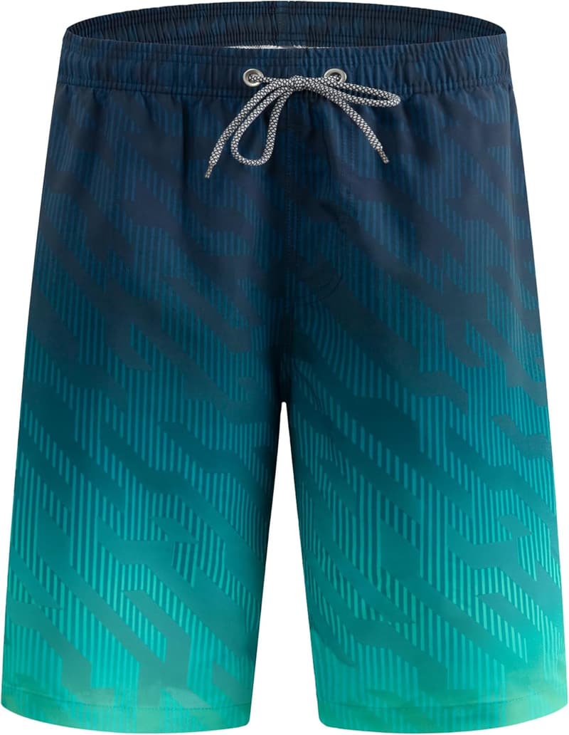APTRO Herren Badehose Lang Schnelltrocknend mit Innenslip