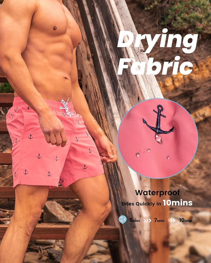 Schnelltrocknende Badehose für Herren und Jungen - Surfen & Strand