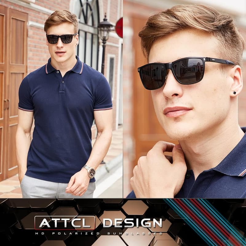 Polarisierte Sportsonnenbrille für Herren mit UV400 Schutz