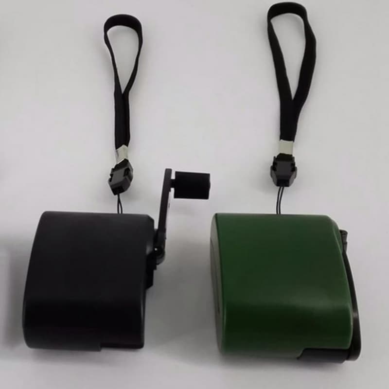 Tragbarer USB Notfallgenerator mit Handkurbel für Camping