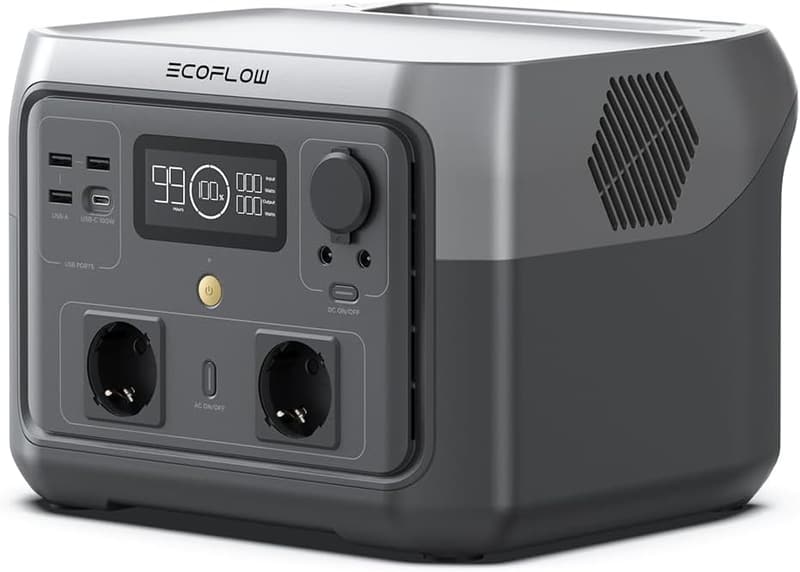 Tragbare Powerstation RIVER 2 MAX 512 Wh für Camping und Notstrom