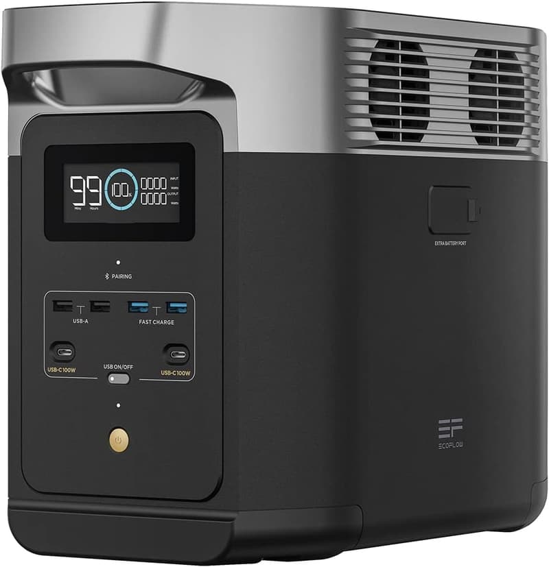 Tragbare Powerstation DELTA 2, 1024Wh, erweiterbar bis 3kWh, für Camping