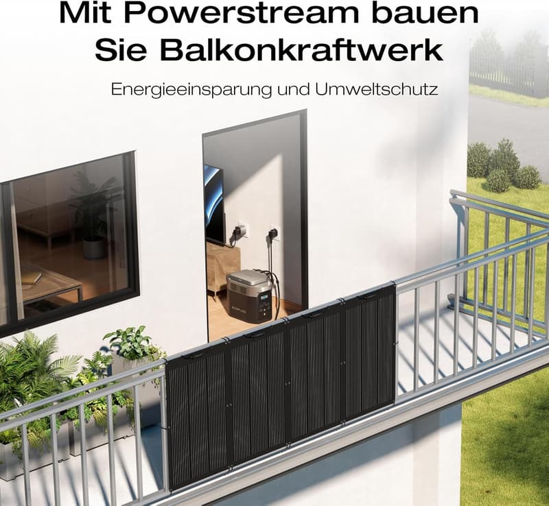 Tragbare Powerstation DELTA 2, 1024Wh, erweiterbar bis 3kWh, für Camping