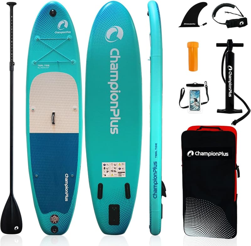 Aufblasbares SUP Board Set mit Paddel und Rucksack, 320 x 81 x 15 cm