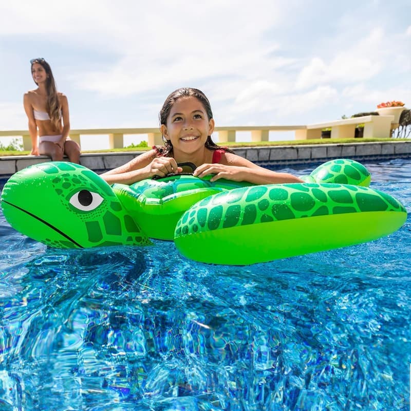 Aufblasbarer Sea Turtle Reittier für Kinder – 335 x 335 cm