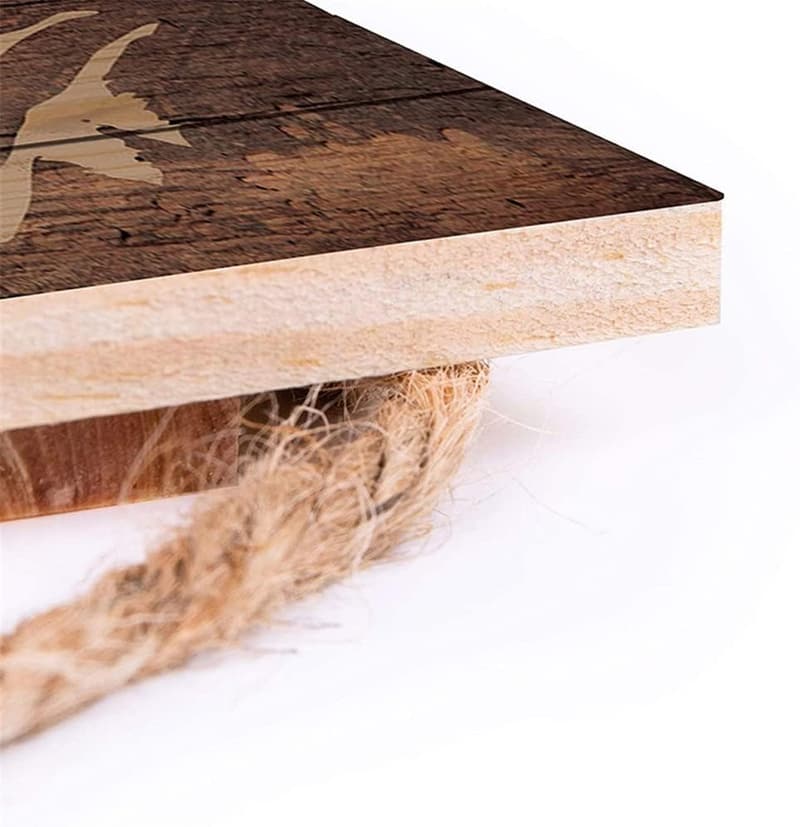 Holzschild für die Haustür 