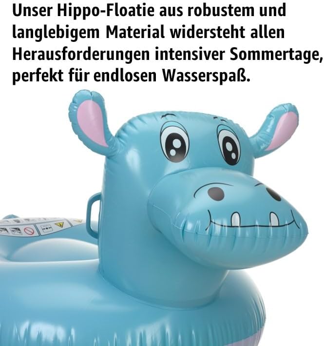XXL Nilpferd-Luftmatratze – Lustiges Poolspielzeug für den Sommer