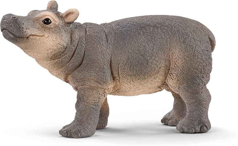 Schleich 14831 Nilpferd Junges - WILD LIFE Spielfigur für Kinder ab 3 Jahren