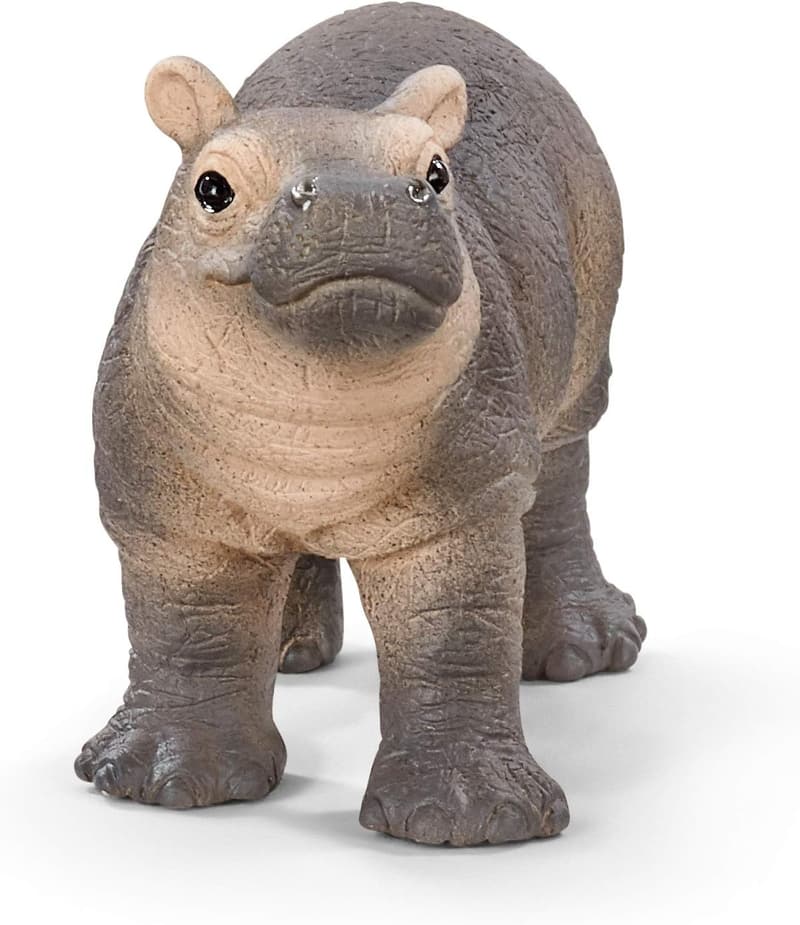Schleich 14831 Nilpferd Junges - WILD LIFE Spielfigur für Kinder ab 3 Jahren