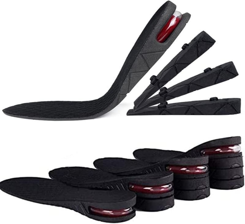 Verstellbare Höhenerhöhungseinlegesohlen für Unisex (3-9 cm)