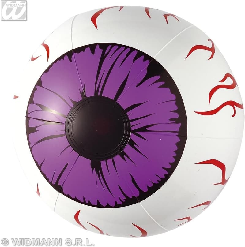 WIDMANN Aufblasbare Augen für Partyspaß 25 cm