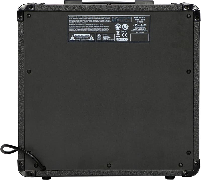 Marshall MG15GR E-Gitarren-Combo-Verstärker mit Reverb – Schwarz und Gold