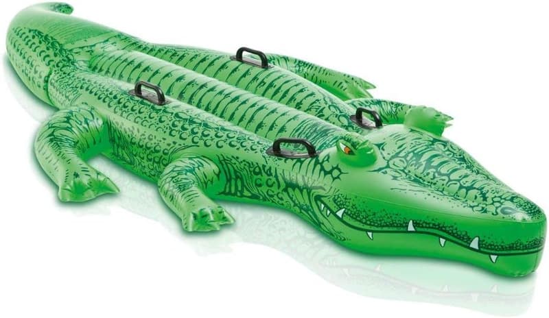 Aufblasbarer Alligator für Kinder - 188 cm, bunt