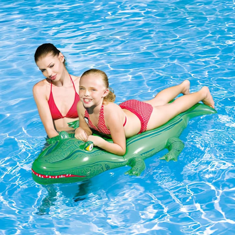 Schwimmtier Krokodil 168 x 89 cm für Kinder
