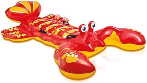 Aufblasbares Hummer-Schwimmtier 213x137 cm für Pool und Strand