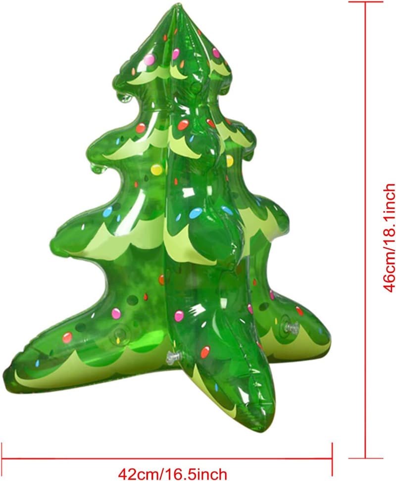Aufblasbarer Weihnachtsbaum im Cartoon-Stil für Innen- und Außendekoration