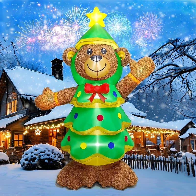Aufblasbarer Weihnachtsmann für Garten-Dekoration 7.1FT