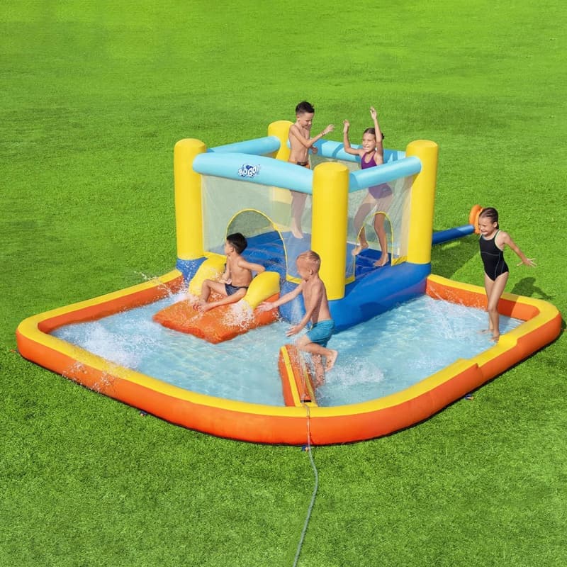 Wasserpark mit Gebläse, 365 x 340 x 152 cm, für Familien und Kinder