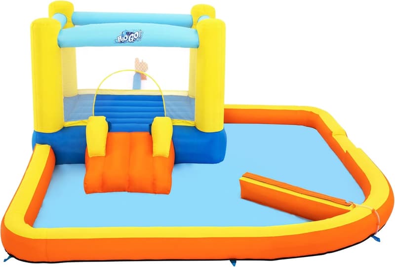 Wasserpark mit Gebläse, 365 x 340 x 152 cm, für Familien und Kinder