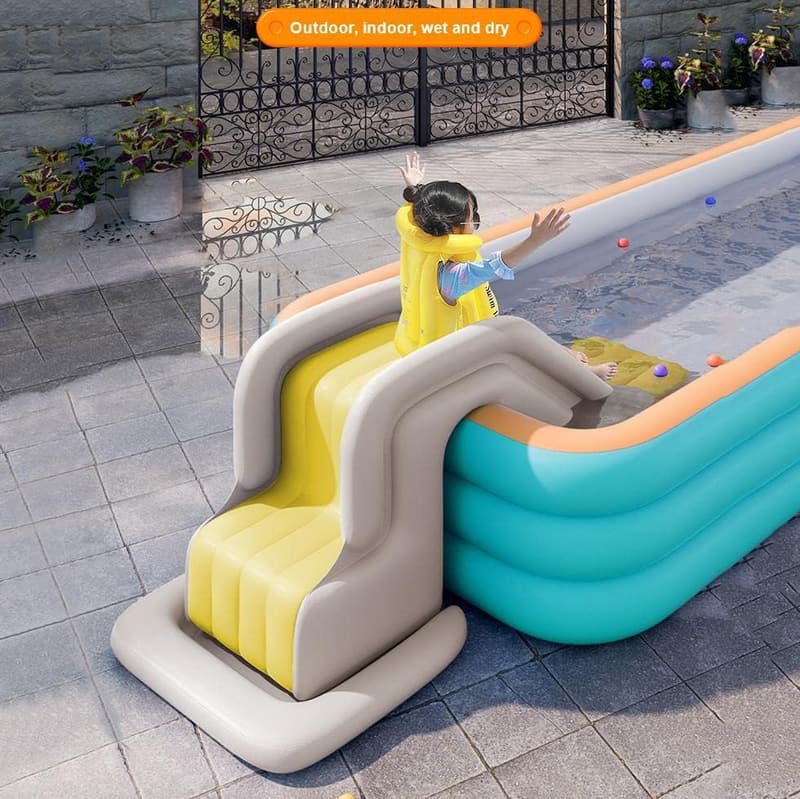 Wasserpark-Rutsche mit Kippschutz für große Pools