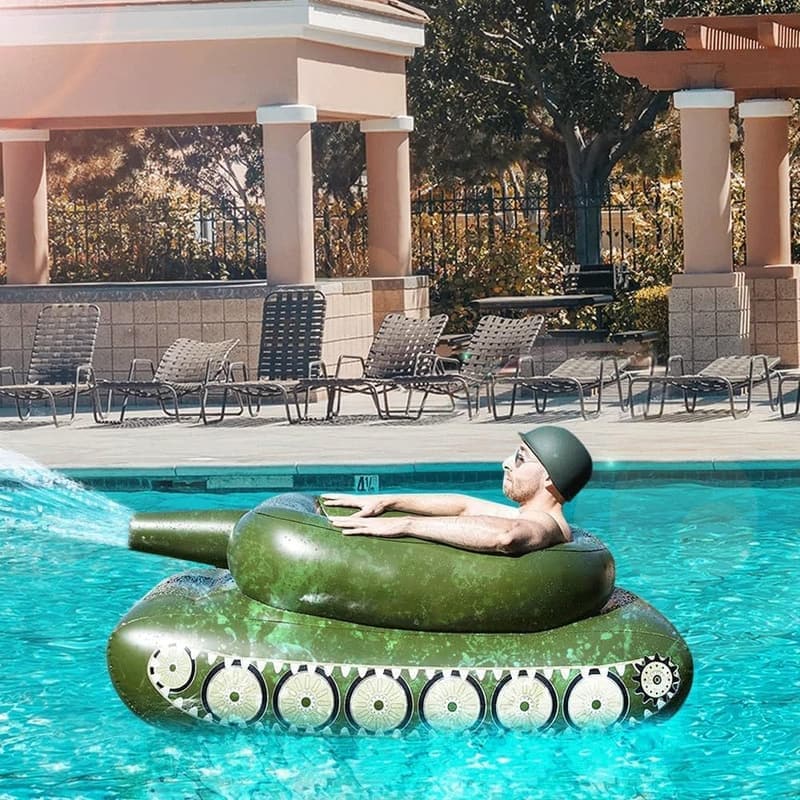 Aufblasbarer Schwimmring für Poolpartys – Wasserpistole für Kinder ab 6 Jahren
