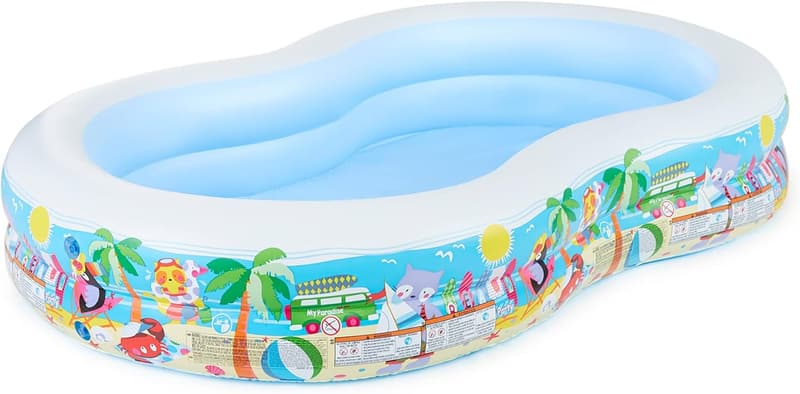 Aufblasbarer Sparpool Paradise aus Vinyl, 262x160x46 cm