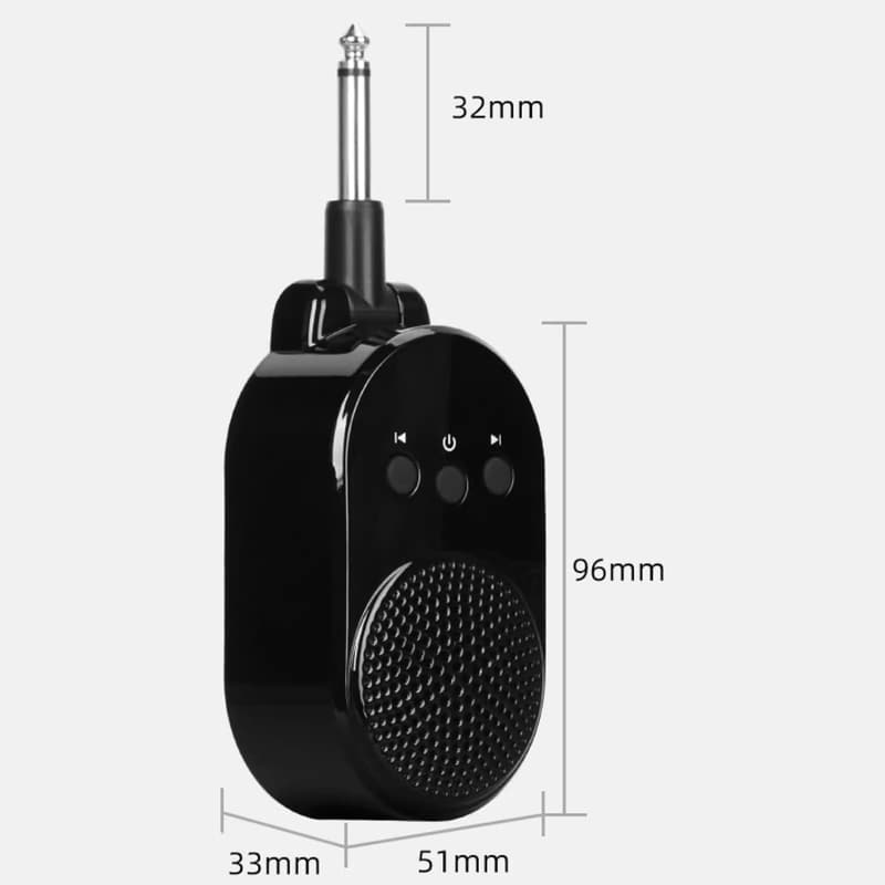 Tragbarer E-Gitarrenverstärker BT 85 dB für Übung und Auftritte