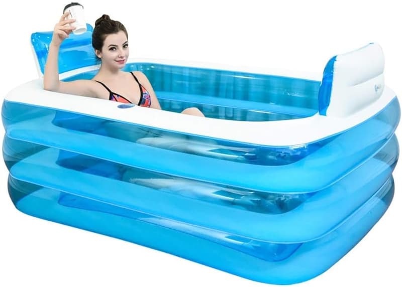 Aufblasbare Badewanne für Erwachsene – Faltbare PVC-Spabadewanne