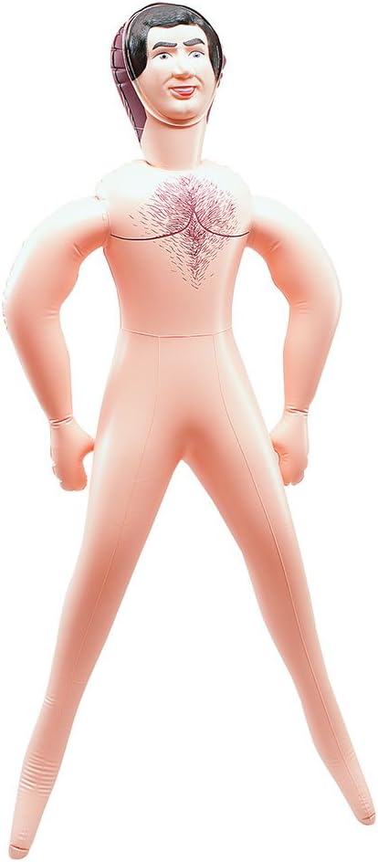 Aufblasbarer Halloween-Mann in Beige – Partyzubehör, Einheitsgröße