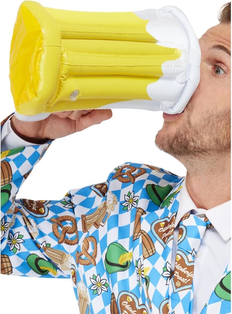 Aufblasbarer Bierkrug für Festlichkeiten, 28 cm